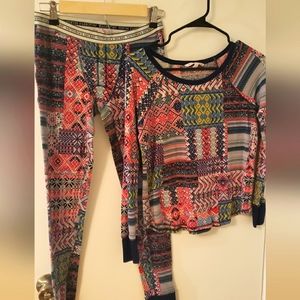 VICTORIA'S SECRET PJ XS Patchwork colorful
